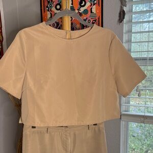 SHEIN Tan Crop Top